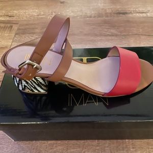 *New*  IMAN Global Chic Sandals Sz 7